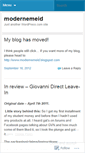 Mobile Screenshot of modernemeid.wordpress.com