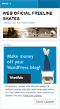 Mobile Screenshot of freelineskates.wordpress.com