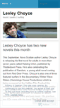 Mobile Screenshot of lesleychoyce.wordpress.com