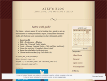 Tablet Screenshot of matef.wordpress.com