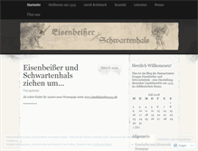 Tablet Screenshot of landsknechte1525.wordpress.com