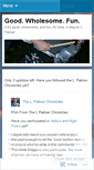 Mobile Screenshot of goodwholesomefun.wordpress.com