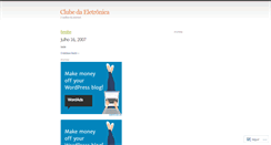 Desktop Screenshot of clubedaeletronica.wordpress.com