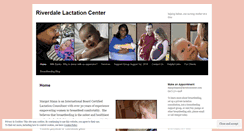 Desktop Screenshot of lactationcenter.wordpress.com