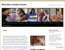 Tablet Screenshot of lactationcenter.wordpress.com