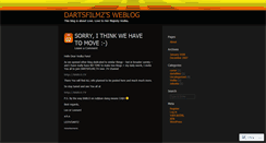 Desktop Screenshot of dartsfilmz.wordpress.com