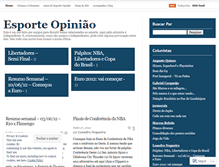 Tablet Screenshot of esporteopiniao.wordpress.com