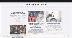 Desktop Screenshot of jacksonholegroup.wordpress.com