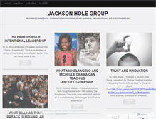 Tablet Screenshot of jacksonholegroup.wordpress.com