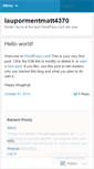 Mobile Screenshot of laupormentmatt4370.wordpress.com