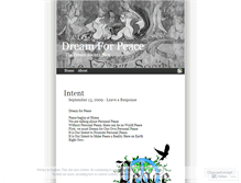 Tablet Screenshot of dream4peace.wordpress.com