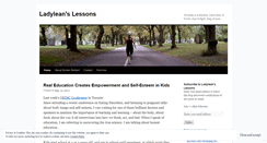 Desktop Screenshot of ladylean.wordpress.com