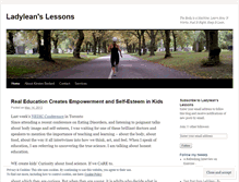 Tablet Screenshot of ladylean.wordpress.com