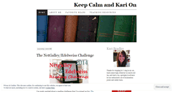 Desktop Screenshot of keepcalmandkarion.wordpress.com