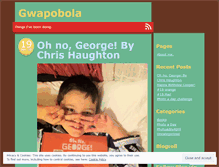Tablet Screenshot of gwapobola.wordpress.com