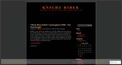 Desktop Screenshot of knightrid3r.wordpress.com