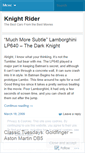 Mobile Screenshot of knightrid3r.wordpress.com