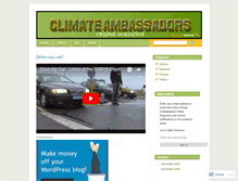 Tablet Screenshot of climateambassadors.wordpress.com