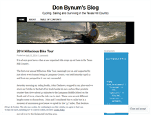 Tablet Screenshot of donbynum.wordpress.com
