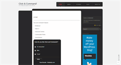 Desktop Screenshot of clickandcommand.wordpress.com