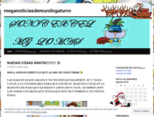 Tablet Screenshot of meganoticiasdemundogaturro.wordpress.com