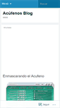 Mobile Screenshot of acufenosblog.wordpress.com