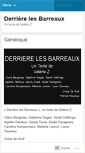 Mobile Screenshot of derrierelesbarreaux.wordpress.com