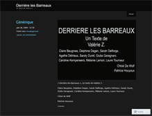 Tablet Screenshot of derrierelesbarreaux.wordpress.com