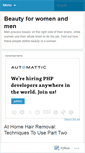 Mobile Screenshot of beautyforwomenandmen.wordpress.com