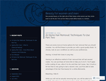 Tablet Screenshot of beautyforwomenandmen.wordpress.com