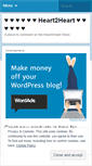 Mobile Screenshot of heart2heartblogz.wordpress.com