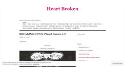 Desktop Screenshot of pcheartbroken.wordpress.com