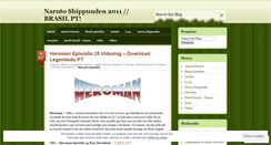 Desktop Screenshot of narutoshippuuden2011.wordpress.com