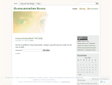 Tablet Screenshot of hamarstrom.wordpress.com