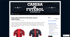 Desktop Screenshot of camisadefutebol.wordpress.com