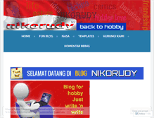 Tablet Screenshot of nikorudy.wordpress.com