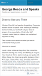 Mobile Screenshot of georgereads.wordpress.com