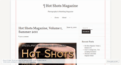 Desktop Screenshot of hotshotsmagazine.wordpress.com