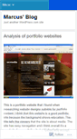Mobile Screenshot of marcushawke.wordpress.com