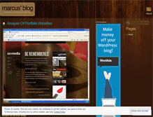 Tablet Screenshot of marcushawke.wordpress.com