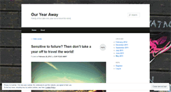 Desktop Screenshot of ouryearaway.wordpress.com