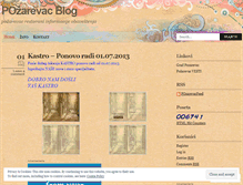 Tablet Screenshot of pozarevac.wordpress.com