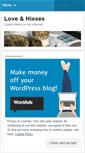 Mobile Screenshot of loveandhisses.wordpress.com