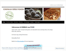 Tablet Screenshot of emmasrawfood.wordpress.com