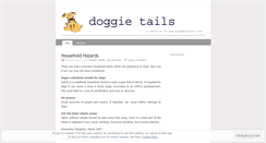 Desktop Screenshot of doggietails.wordpress.com