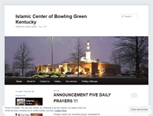 Tablet Screenshot of islamiccenterbgky.wordpress.com