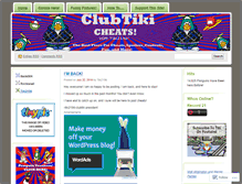 Tablet Screenshot of clubtiki.wordpress.com