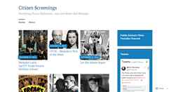 Desktop Screenshot of citizenscreenings.wordpress.com