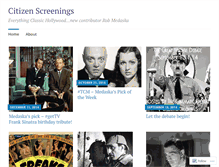 Tablet Screenshot of citizenscreenings.wordpress.com