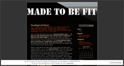 Desktop Screenshot of madetobefit.wordpress.com